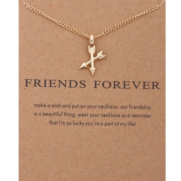 Jewelry - 5 for $25 Gold Color Friends Forever Necklace